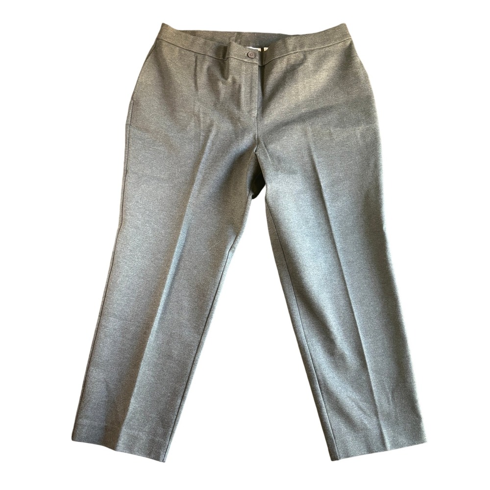 Gray Dress Pants Womens 1XP‎ Career Business Casual Trousers Work Office